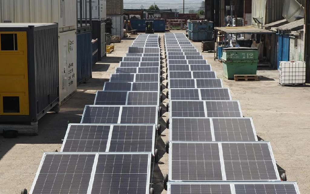 埃及折叠光伏集装箱项目案例