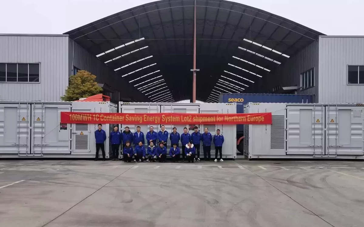 北欧100MWh/1C集装箱储能系统项目